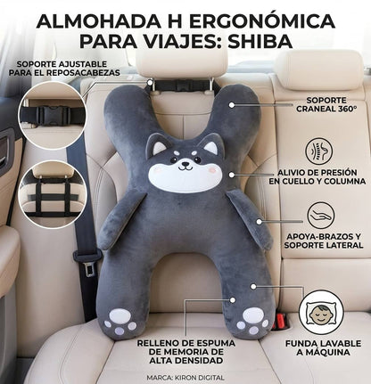 Cojín cervical infantil para asiento de coche